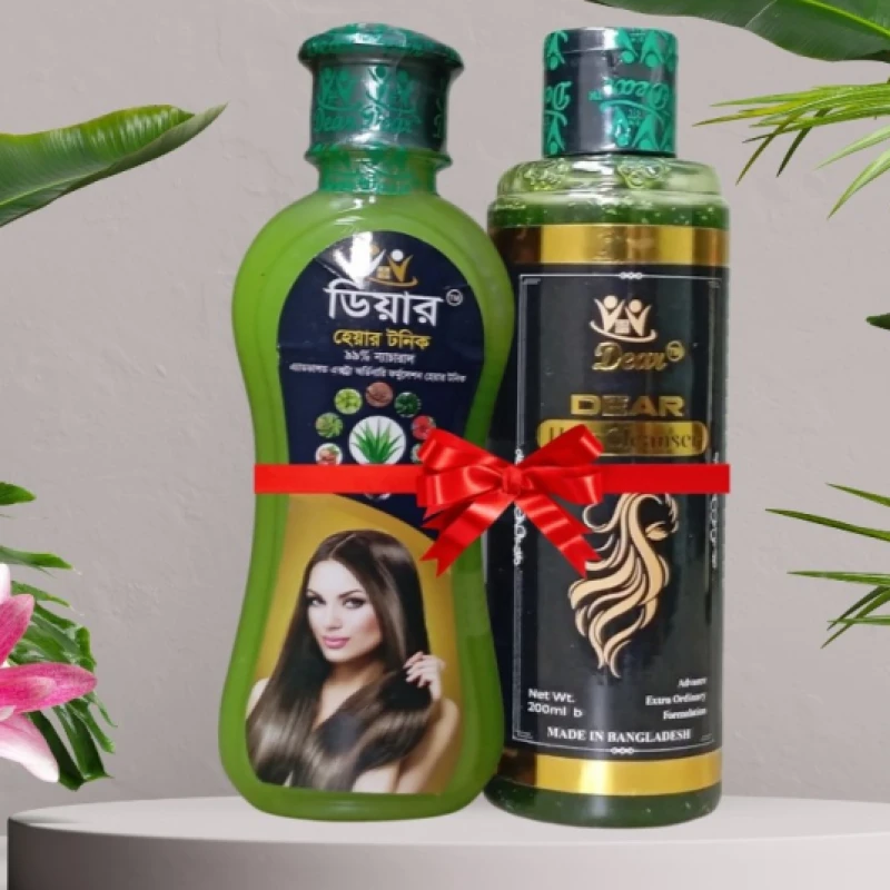 ডিয়ার হেয়ার অয়েল ক্লিনজার প্যাক