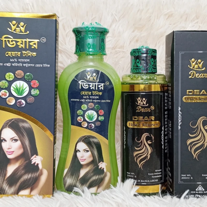 ডিয়ার হেয়ার অয়েল ক্লিনজার প্যাক
